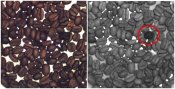 Separace kamenů z kávových zrn